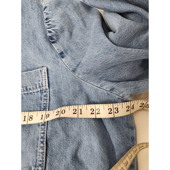 Aligne Gabriella Women's Long Sleeve Midi Denim Dress, Sz UK18 US14, Light Wash - Picture 12 of 15